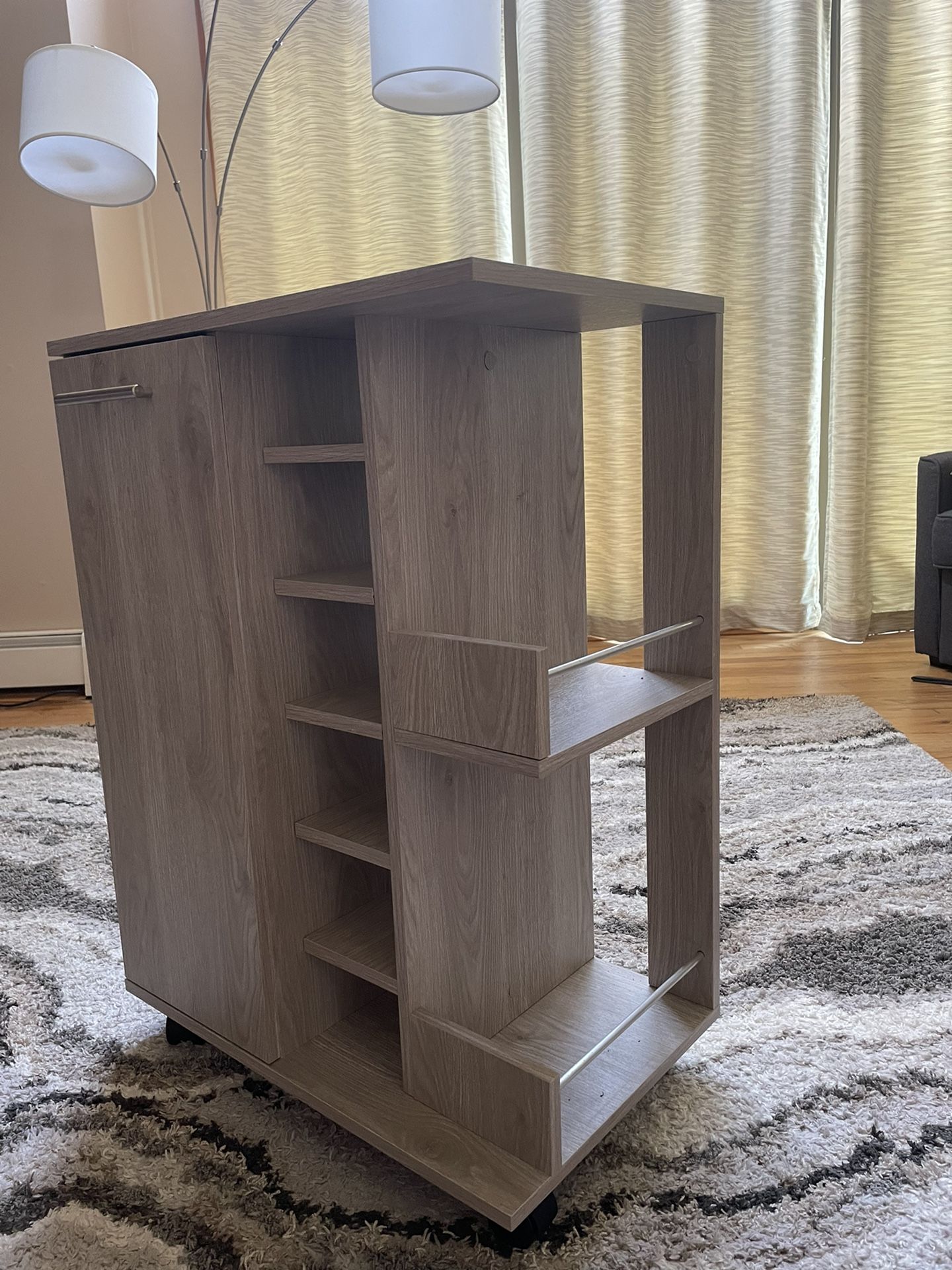 Bar Cart - Light Gray - photo 2