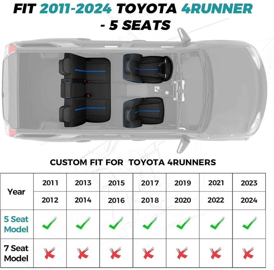 Toyota 4Runner & Corolla Cross Seat Covers - Custom Fit - photo 2