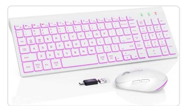Wireless PC/Mac Keyboard Mouse Combo - photo 4