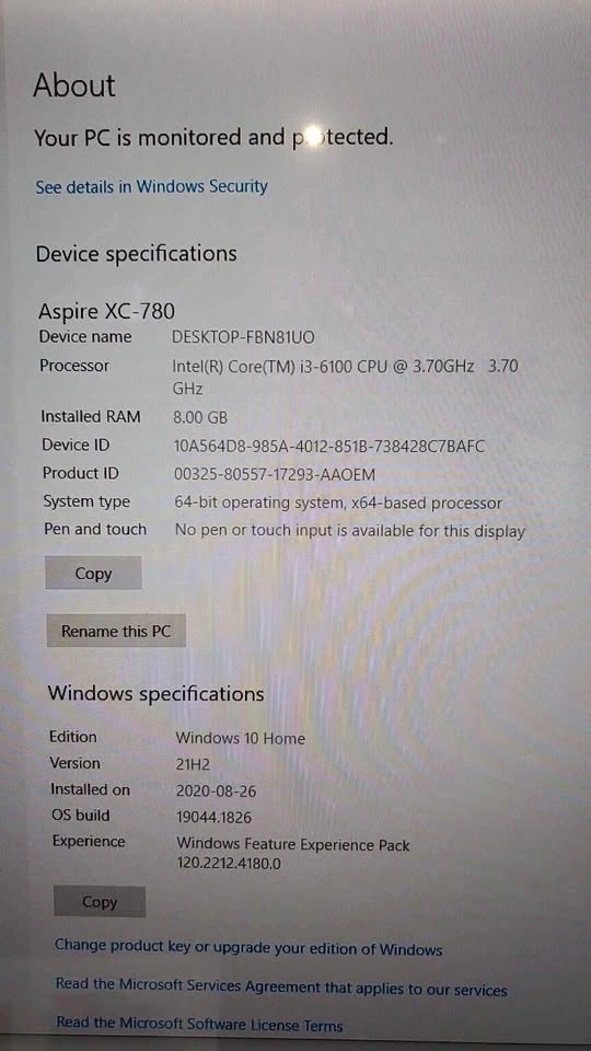 ACER PC I3 8GB RAM 1TB Harddrive and Windows - photo 3