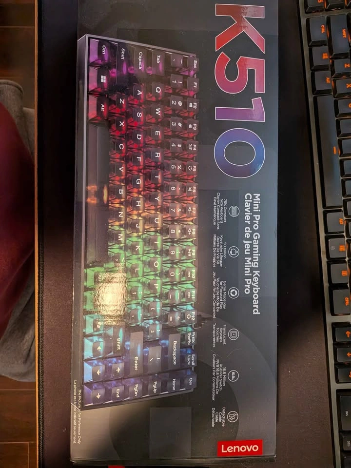 Lenovo K510 Mini Pro Gaming Keyboard RGB Compact - photo 2