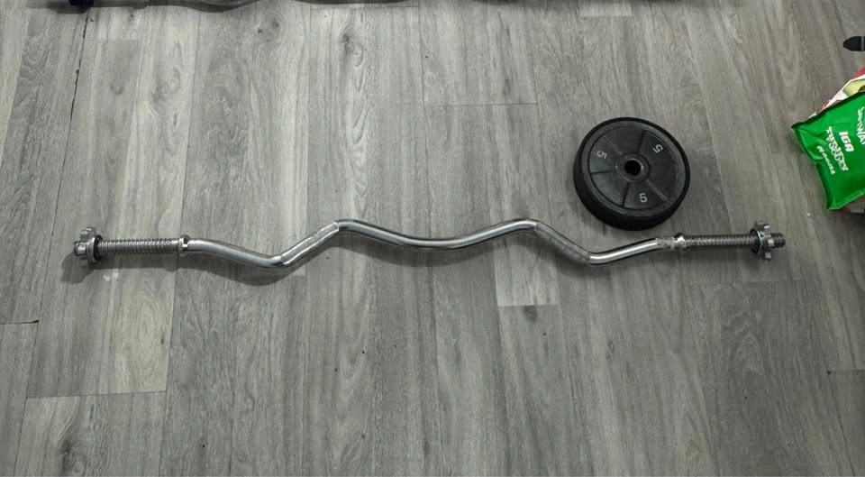 Weight set with curl bar - photo 2
