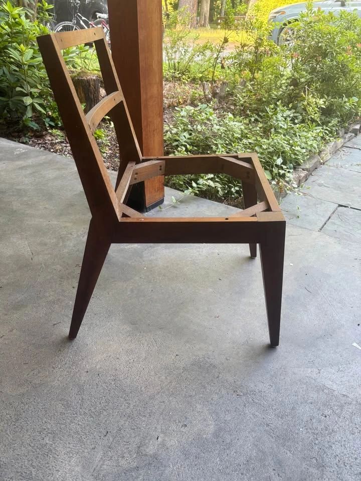 6 Mid Century Solid Wood Dining Chair Frames (Project) - photo 4