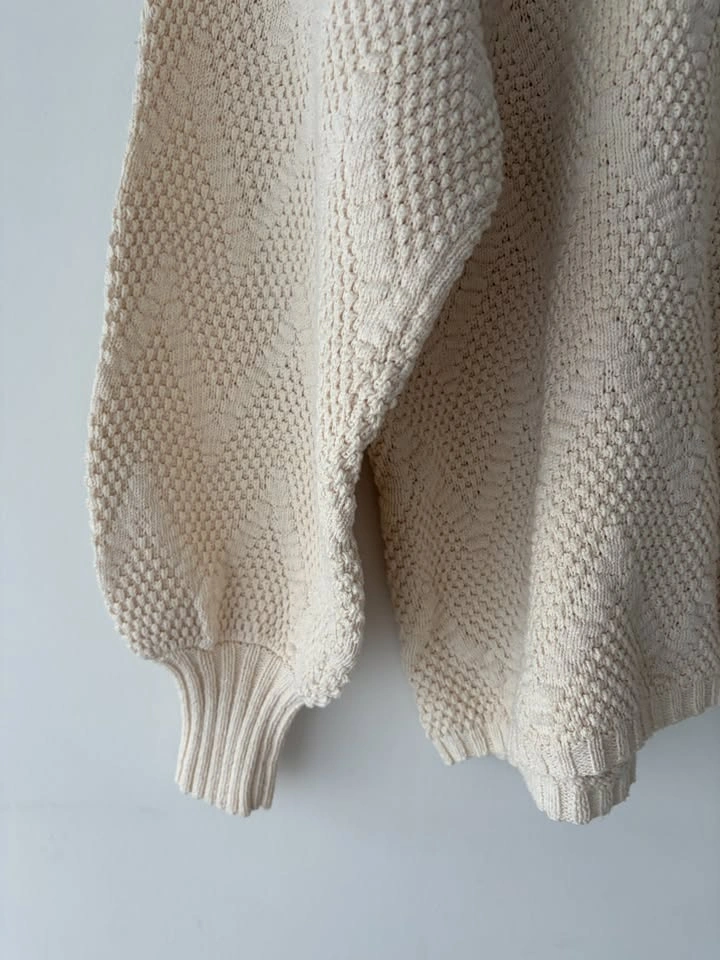 Chris Triola 100% Cotton Knit Pullover Sweater Size L - photo 3