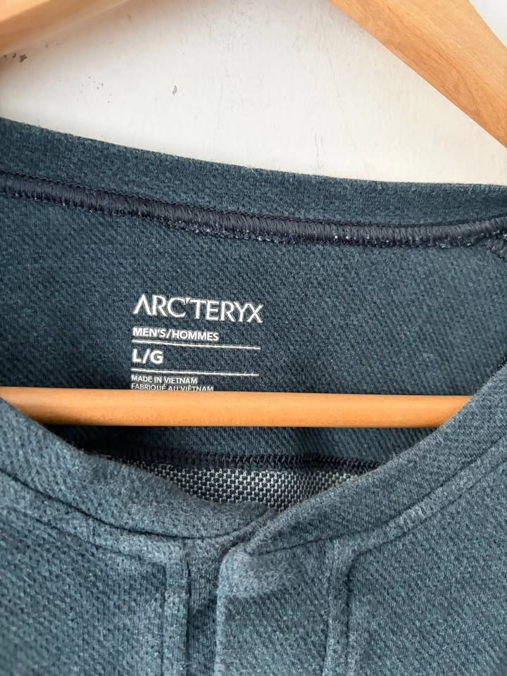 Arc'teryx Sirrus Henley Long Sleeve Mens Shirt Size L - photo 3