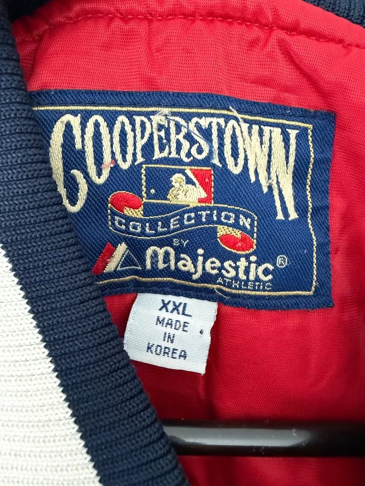Vintage Majestic Cleveland Indians Cooperstown MLB Jacket XXL - photo 3