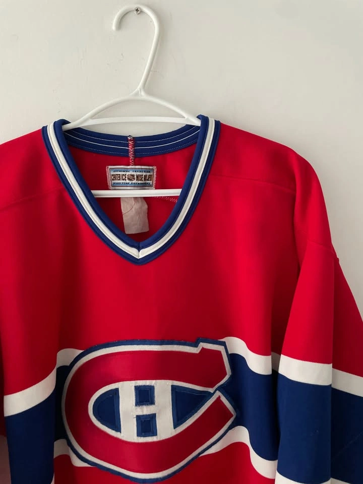 Vintage 90s CCM Montreal Canadiens Center Ice Jersey Size S - photo 2
