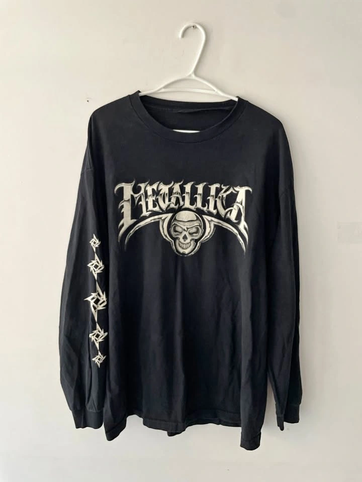 Vintage 2004 Metallica Giant Skull Long Sleeve T-shirt XL