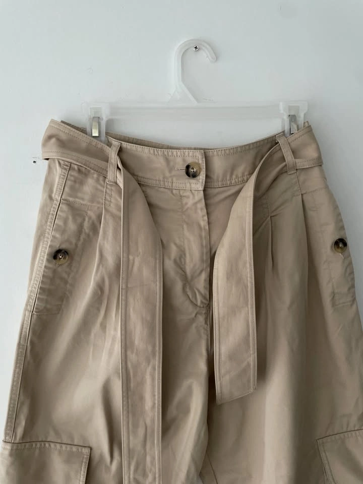Lee Mathews Women's Cargo Beige Pants Size 1 - photo 2