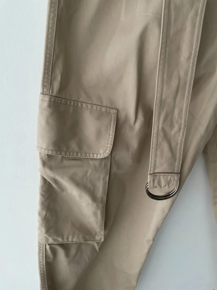 Lee Mathews Women's Cargo Beige Pants Size 1 - photo 3