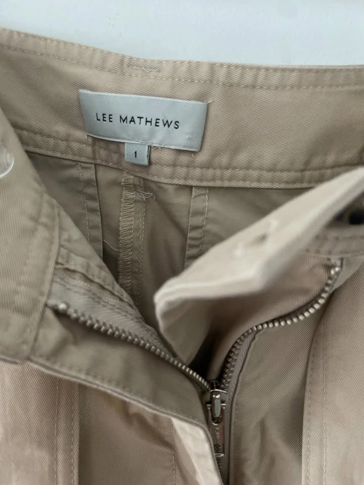Lee Mathews Women's Cargo Beige Pants Size 1 - photo 4