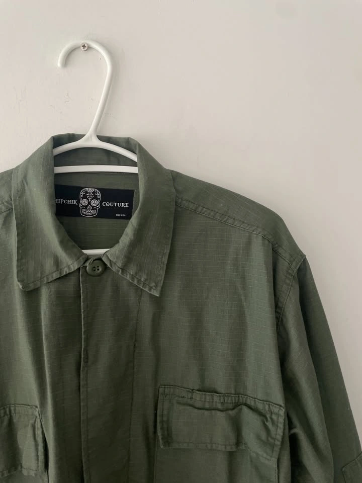 Hipchik Couture Blessed Army Jacket Size L - photo 5