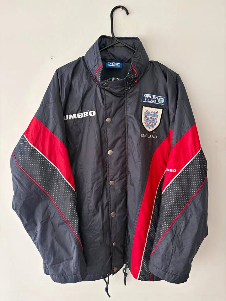 Vintage Umbro 1996-98 England Soccer Jacket Size M