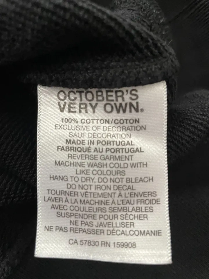 OVO October's Very Own Black Pullover Hoodie Size L - photo 4
