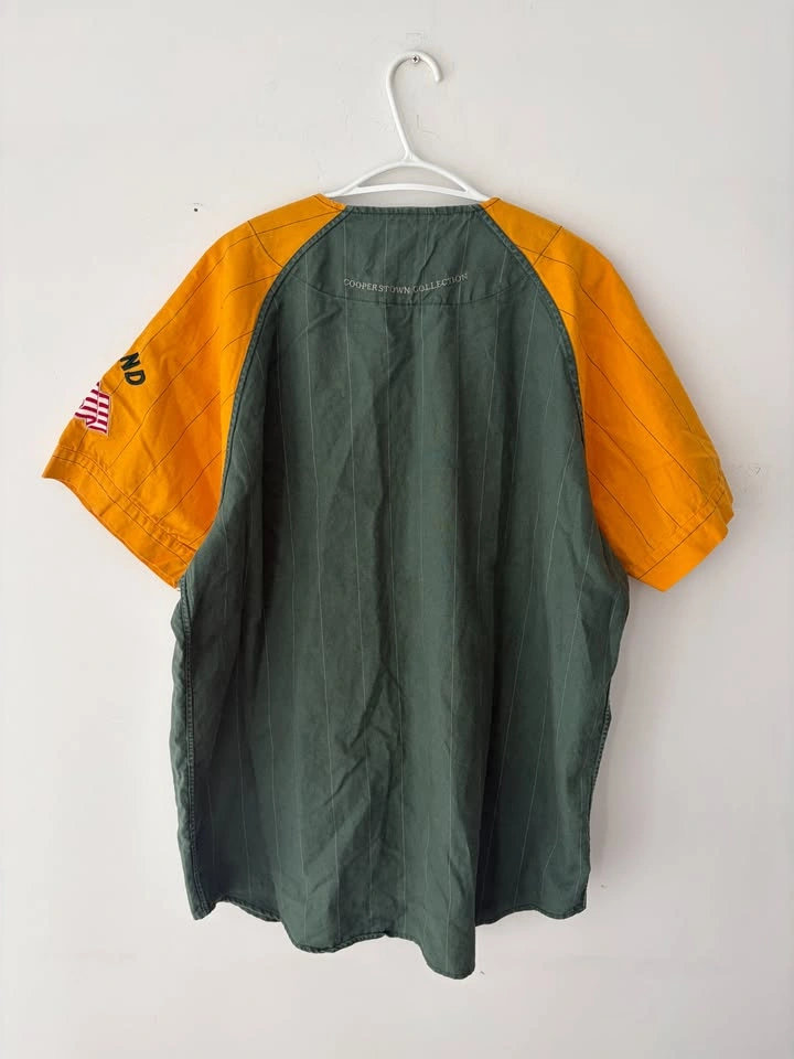 Vintage Oakland Athletics Mirage Cooperstown Jersey XL - photo 5