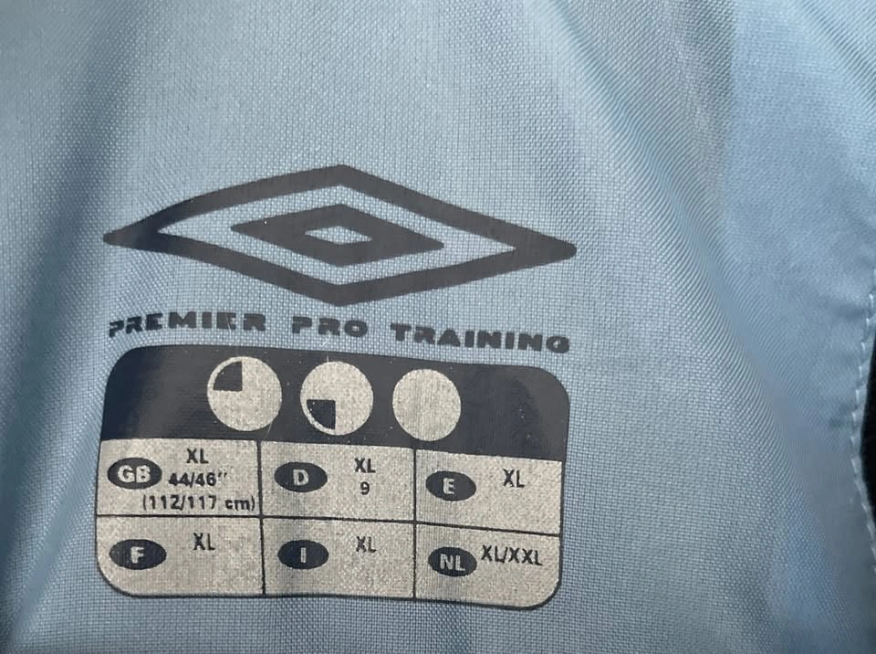 Vintage Umbro England Team Premier Pro Training Jacket XL - photo 5