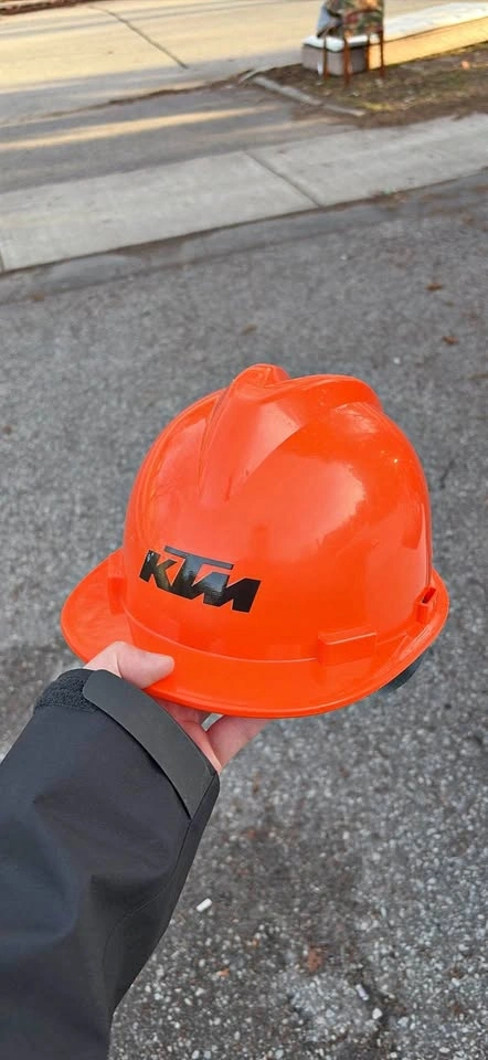 KTM Orange Hard Hat