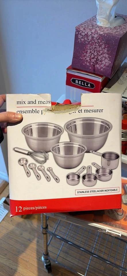 12 Piece Stainless Steel Mix and Measure Set - photo 2