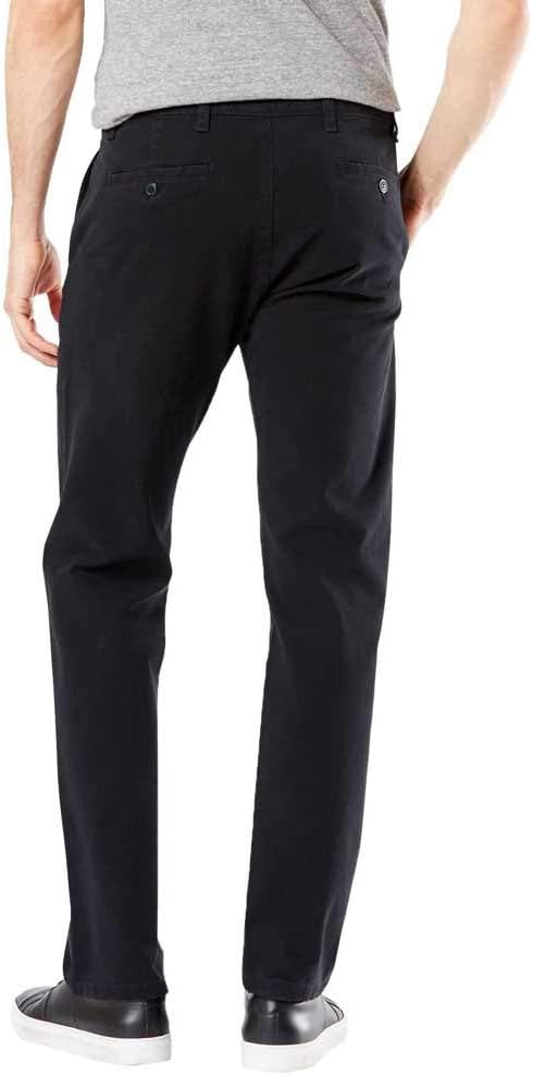 Dockers Men's 40x30 Straight Fit Chino Pants, Black - photo 2