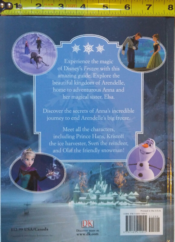 Qty 3 x Disney's Frozen The Essential Guide Hard Cover Book - photo 2