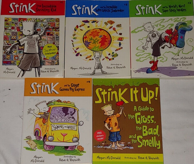 5 x Stink Books: The Incredible Shrinking Kid
