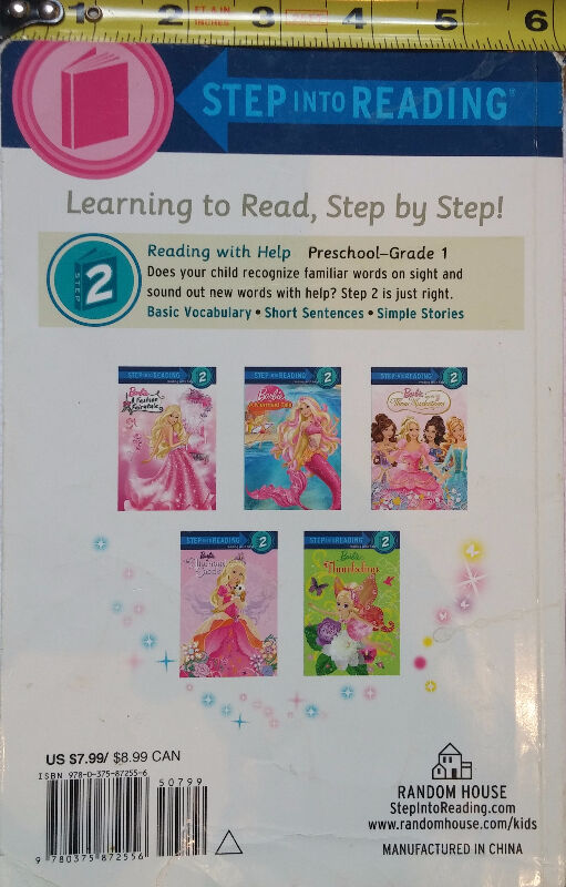 2 Barbie Step Into Reading Fairy Tale Collection Books - photo 2
