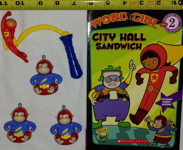 Word Girl Toys Figures & Sandwich Book