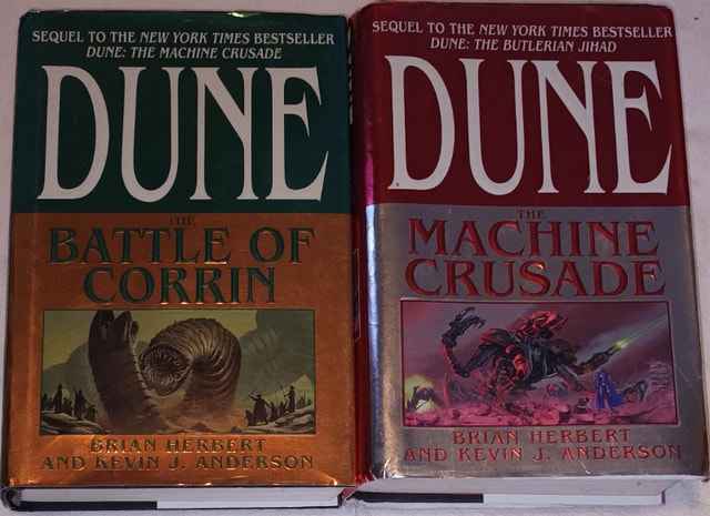 Dune: The Battle of Corrin & Machine Crusade Hardcover Books