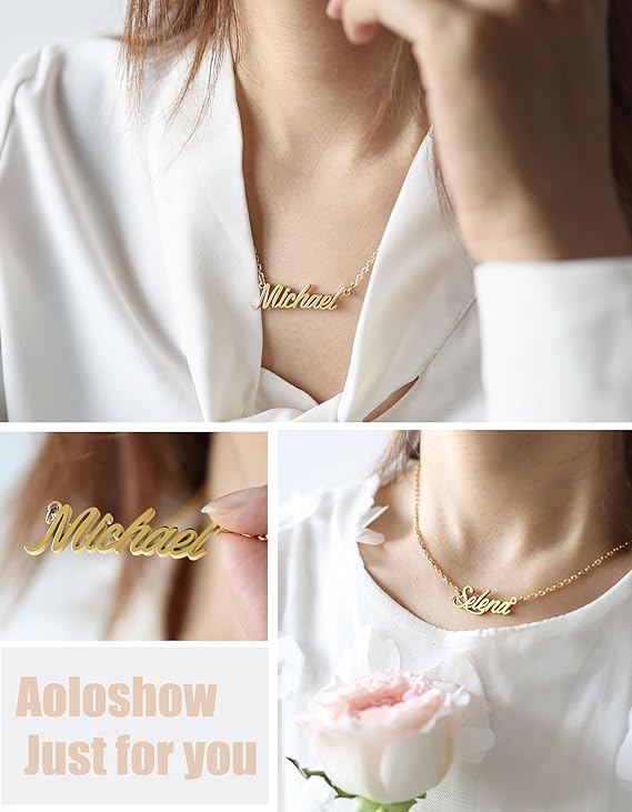 Personalized Name Necklace - Harley & Braelyn - photo 2