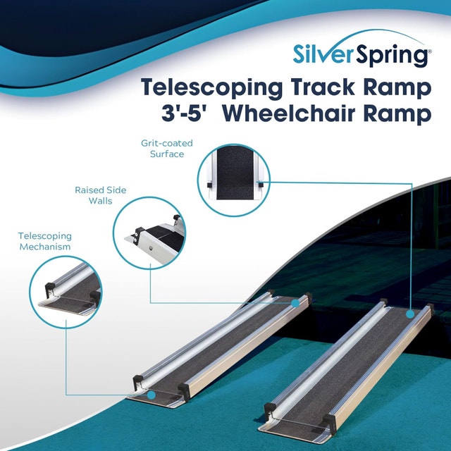 Silver Spring Telescoping Wheelchair Ramps (3-5 Ft) - photo 2