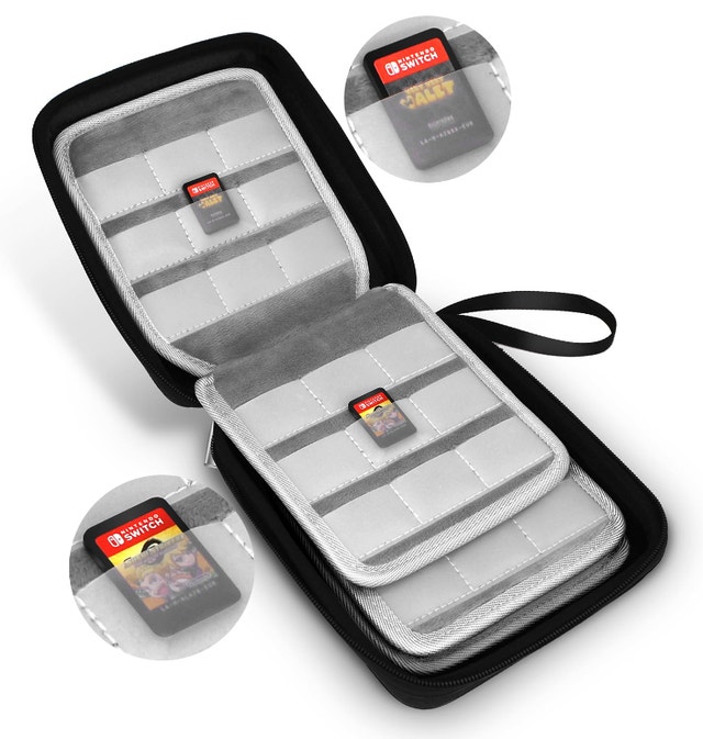 NEW DBCOAST Nintendo Switch Game Case Transparent 72 Pocket Bag