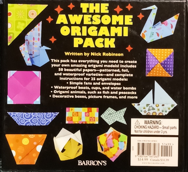 The Awesome Origami Pack Book: With Sheets of Origami Paper - photo 3