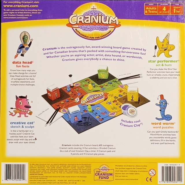 4 Cranium Family Board Games - Family Fun, Cadoo, Original - photo 4