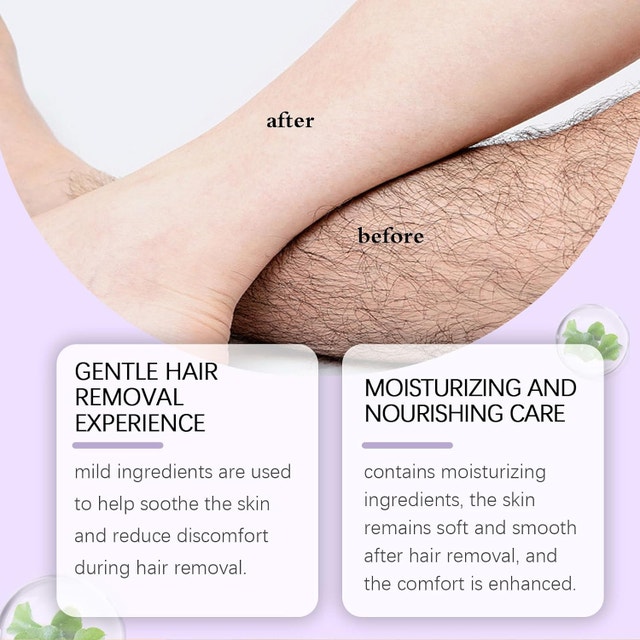 NEW Hair Removal Cream with Scraper Tool, All Skin Types, 100g - photo 2