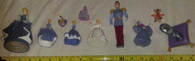 3 Sets Disney Princess Cinderella Books & Toys Figures - photo 2