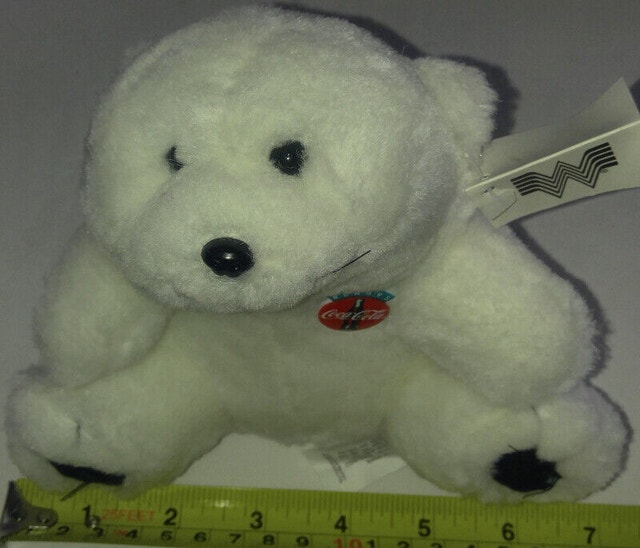 Coca Cola Polar Bear Stuffy Toy by Whataburger