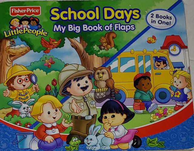 2 LG Fisher Price Little People Flaps Board Books - photo 4