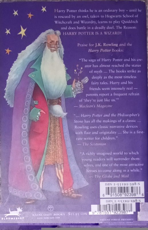Harry Potter and the Philosopher's Stone Book - photo 3