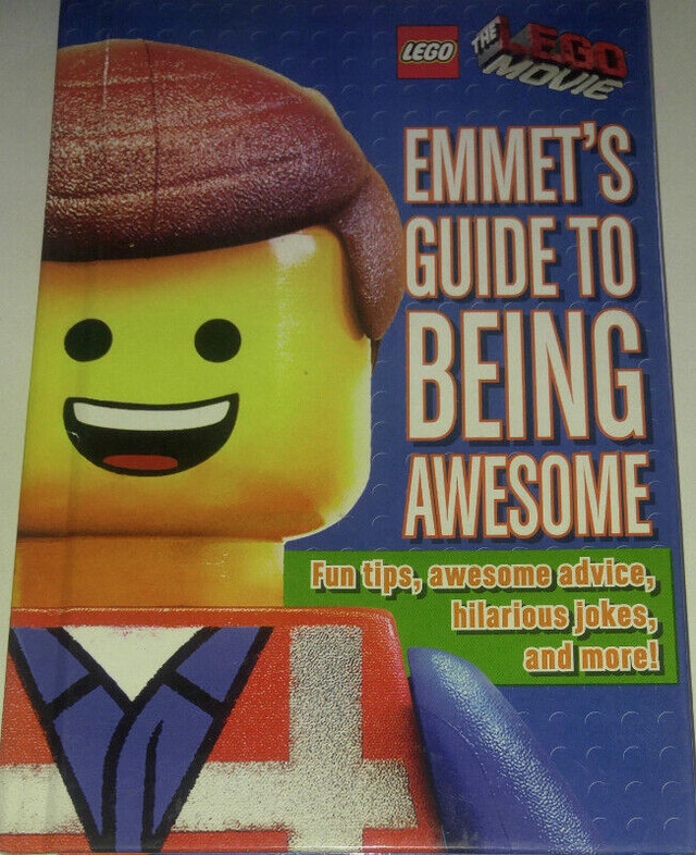 The Lego Movie Emmet's Guide to Being Awesome Hard Cover Book