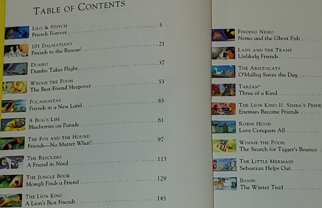 Disney A Treasury of Tales Friendship Stories Collection Hard - photo 3