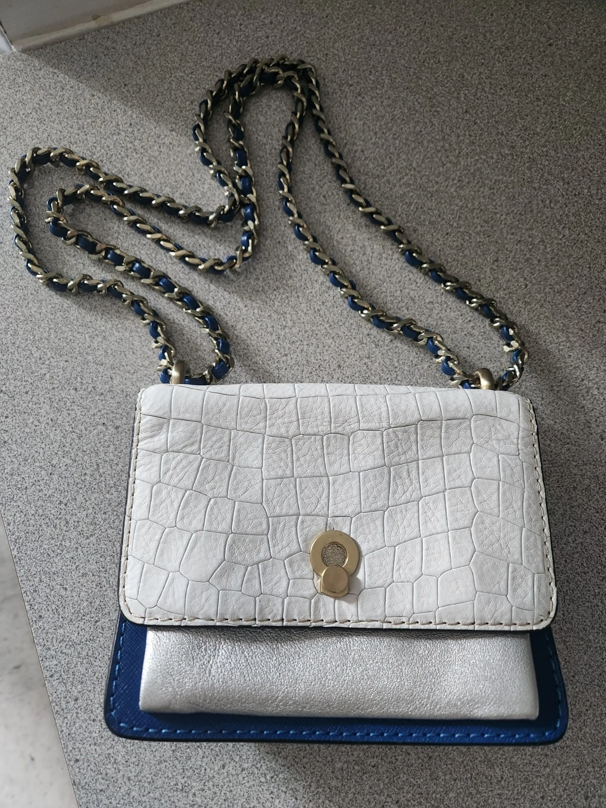 Etienne Aigner Women's Leather Handbag white/blue - photo 2
