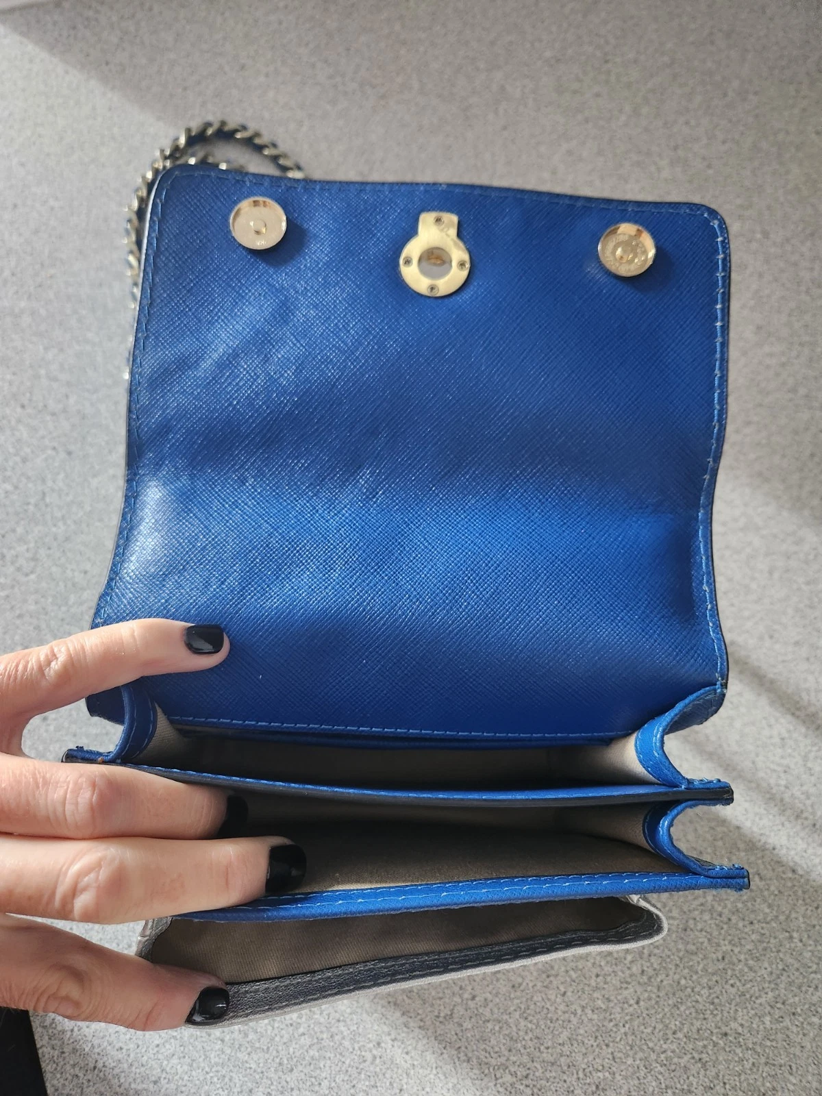 Etienne Aigner Women's Leather Handbag white/blue - photo 5
