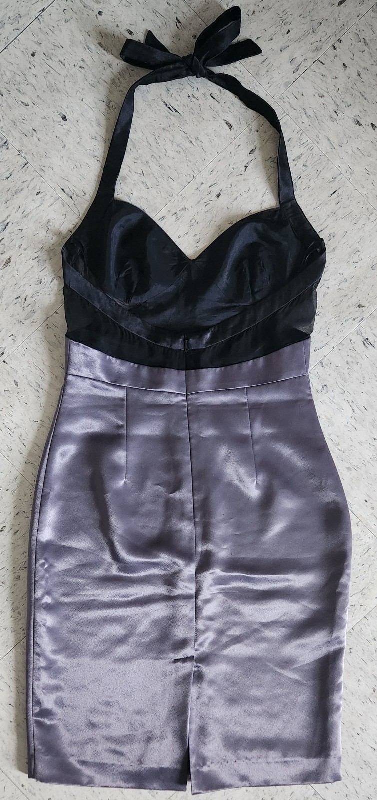 Very Elegant, Andrea BEHAR Dress, Small, Unique, gray/black mesh - photo 2
