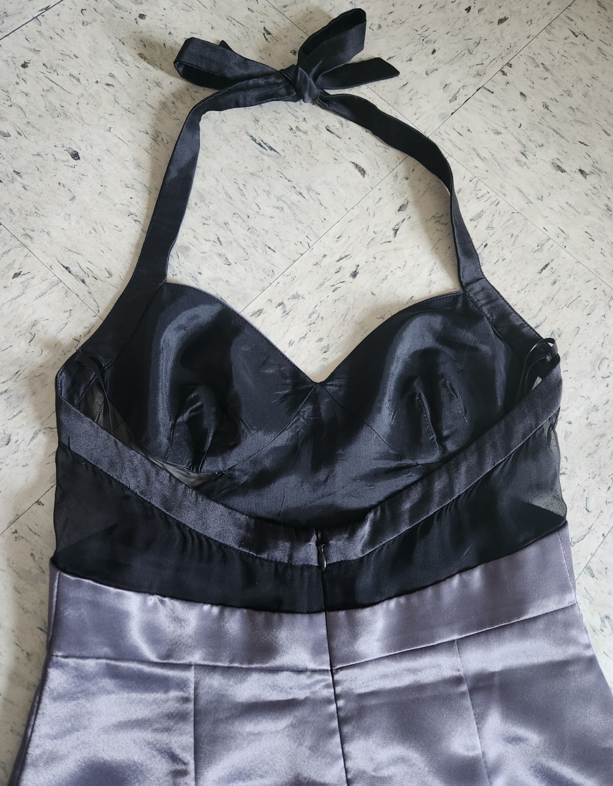 Very Elegant, Andrea BEHAR Dress, Small, Unique, gray/black mesh - photo 3