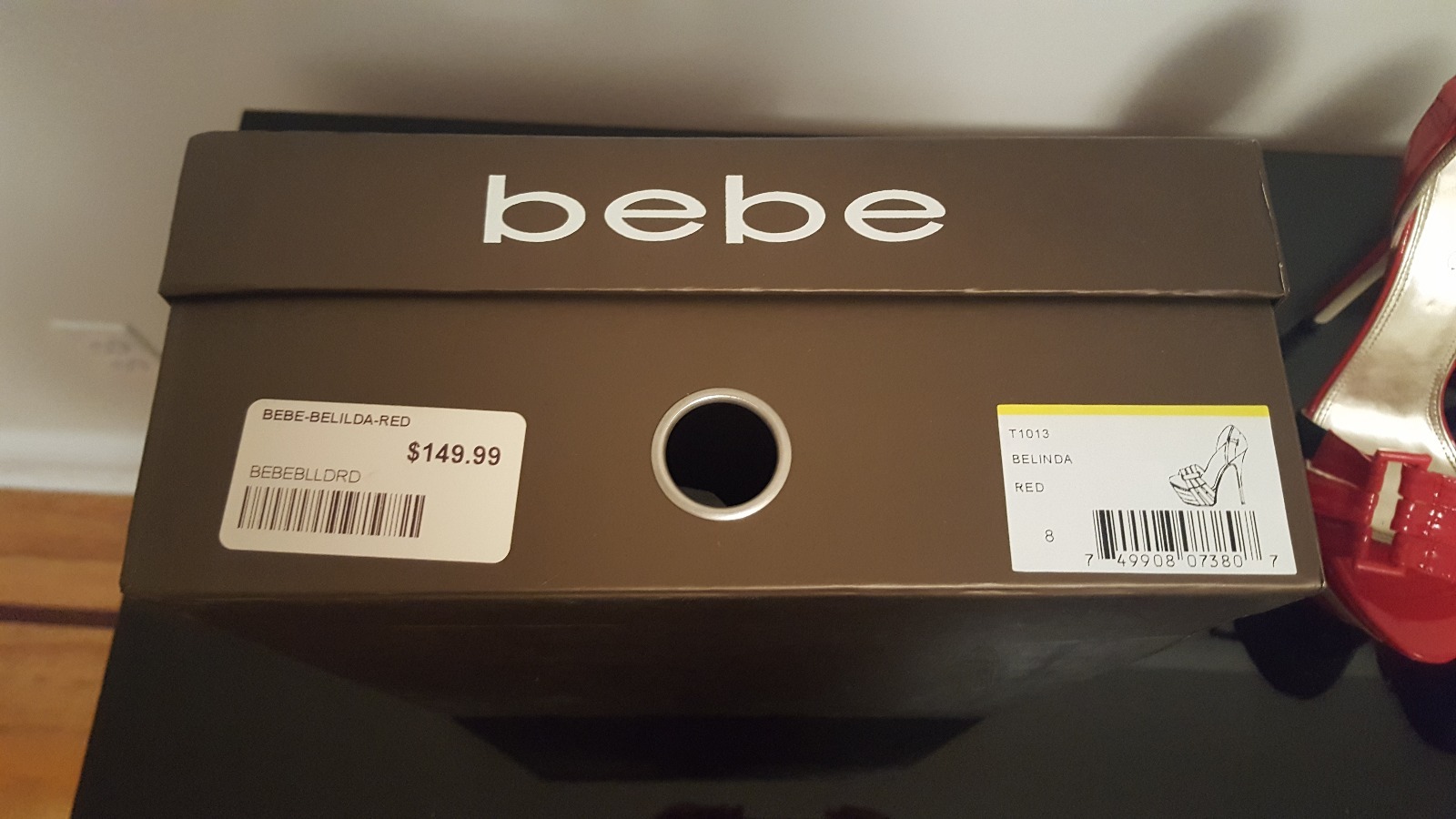 bebe high heels shoes, size 8, red HOT! SEXY! - photo 4