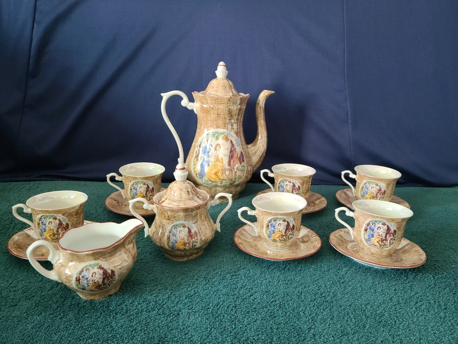 Porcelain Coffee Set for 6 - Made in Poland