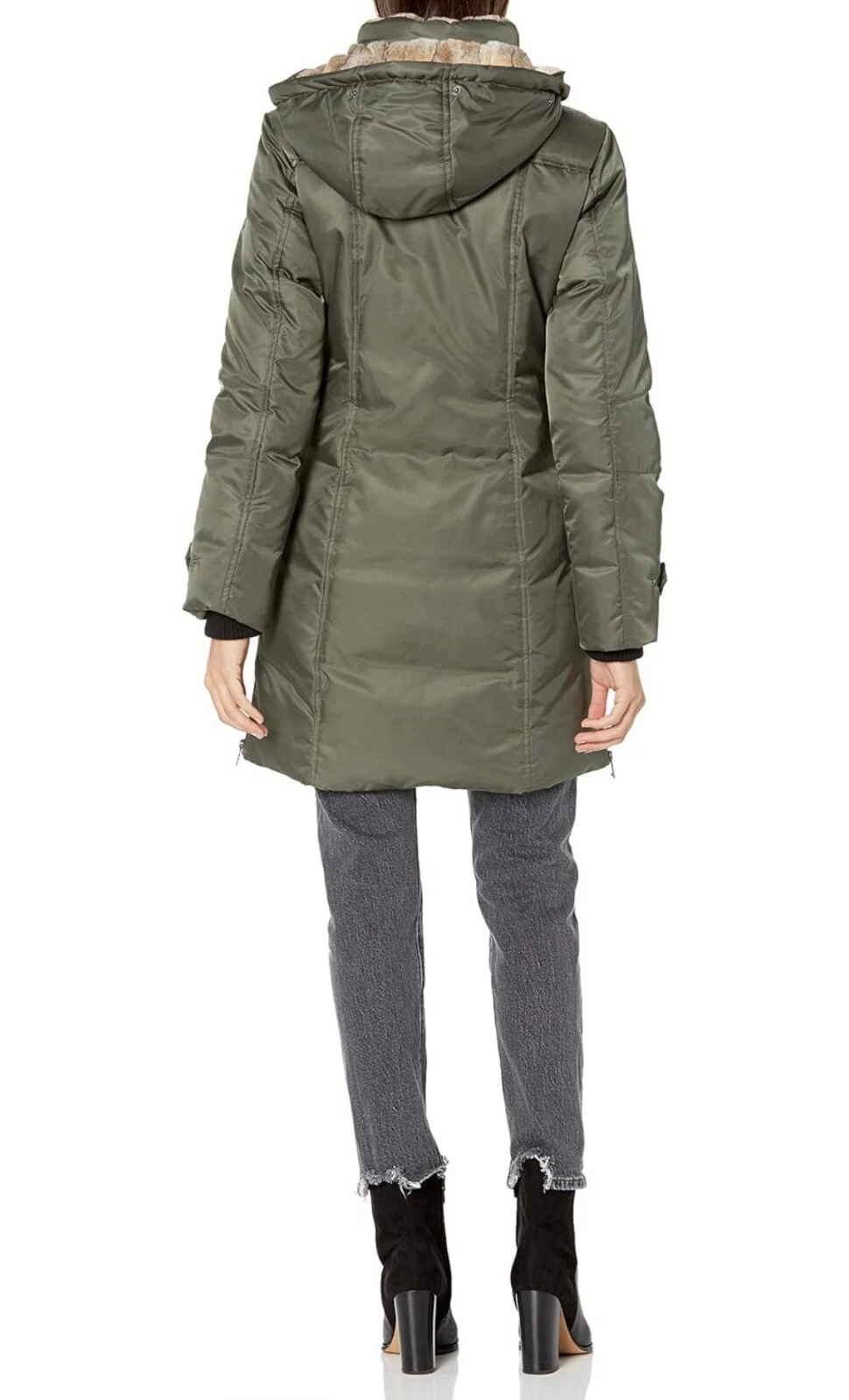 1 Madison Women's Down Winter Coat - Green, Size XS - photo 3