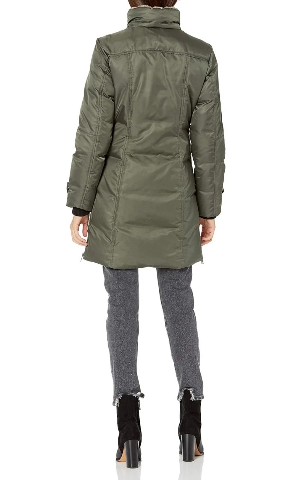 1 Madison Women's Down Winter Coat - Green, Size XS - photo 4