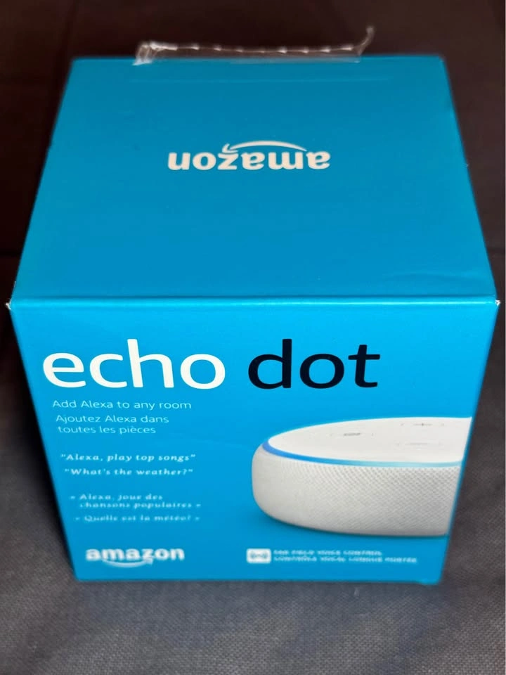 Amazon Echo Dot (3rd Gen) - Open Box - White - Original Packagin - photo 3