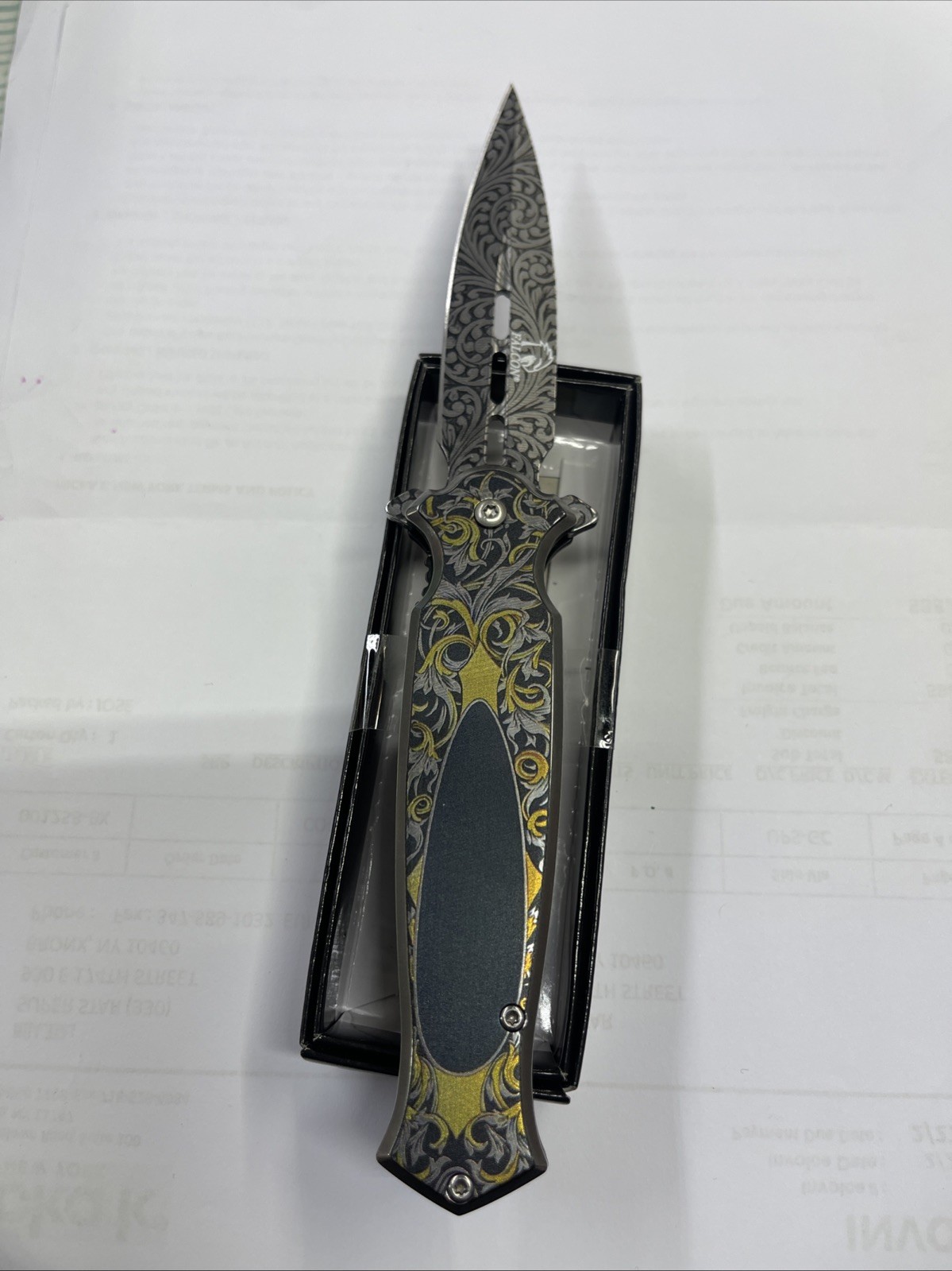 Beautiful Design Spring Assisted Pocket Knife By Falcon - photo 2